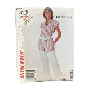 McCalls Stitch N Save Pattern 3706 Size 10-14 uncut